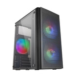 Boitier Mini Tour Micro ATX Mars Gaming MC300 RGB avec panneau vitré (Noir)