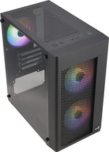 Boîtier PC - AEROCOOL - Hexform G v2 (Noir) - Mini tour - Format Micro-ATX - Sans alimentation