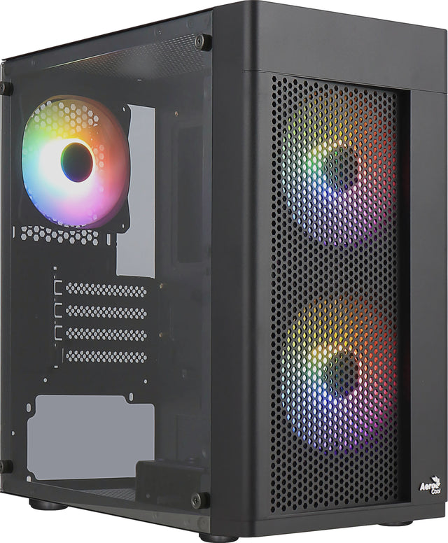 Boîtier PC - AEROCOOL - Hexform G v2 (Noir) - Mini tour - Format Micro-ATX - Sans alimentation