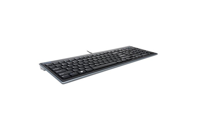 Kensington, clavier filaire Ultra Plat, Advance Fit, AZERTY, Noir