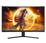 Ecran PC incurvé Gamer - AOC - 32'' - QHD - 180Hz - Dalle Fast VA - 0,5ms - CQ32G4VE