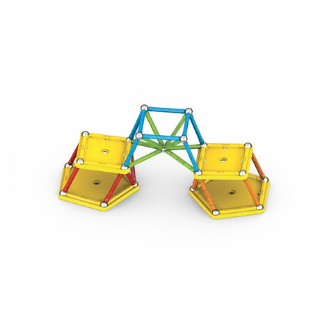 Jeu de construction magnétique - GEOMAG - Supercolor Recycled 60 pieces - Créativité - Magnétisme - Écoresponsable