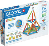 Jeu de construction magnétique - GEOMAG - Supercolor Recycled 60 pieces - Créativité - Magnétisme - Écoresponsable