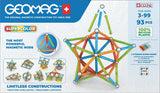 Jeu de construction magnétique - GEOMAG - Supercolor - 93 pieces - Magnétique - Des 3 ans