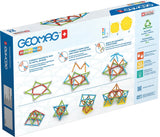 Jeu de construction magnétique - GEOMAG - Supercolor - 93 pieces - Magnétique - Des 3 ans
