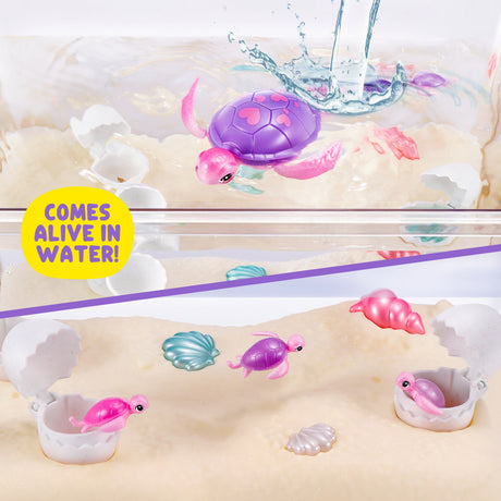 Set maman tortue et bébé surprise - PETS ALIVE - Mama Turtle Surprise - Tortue animée - Effets sonores