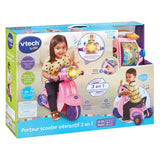 VTECH PORTEUR SCOOTER INTERACTIF 3 EN 1 ROSE