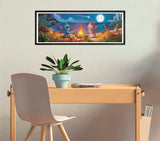 Puzzle 1000 pieces Stitch, Panorama Compact, CLEMENTONI, Dimensions du puzzle 98 x 33 cm