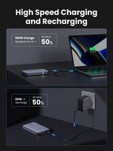 Batterie externe - UGREEN - 20,000 mAh - 100W - Version 2 - Gris