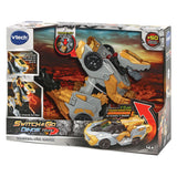 VTECH - Switch & Go Dinos - 1'Click - Vulcanion, Méga Dragon - Enfant - Pile - Marron, noir et gris