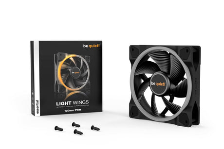 Ventilateur de boitier be quiet! Light Wings RGB - 12cm (Noir)