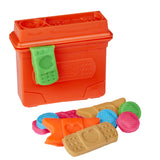 Play-Doh Le cabinet vétérinaire avec chien, avec 5 pots de pâte a modeler et 10 outils, jouet périscolaire, Les classiques