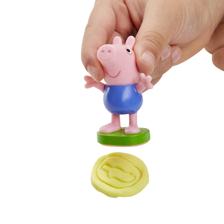 Play-Doh Peppa et le camion de glaces, figurines Peppa et George, 5 pots de pâte a modeler, des 3 ans