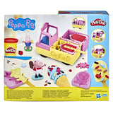 Play-Doh Peppa et le camion de glaces, figurines Peppa et George, 5 pots de pâte a modeler, des 3 ans