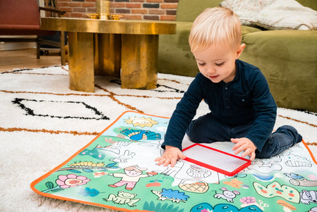 Activité créative - NATHAN - Coloréo Baby - Colorier avec de l'eau, tapis et feutre adaptés