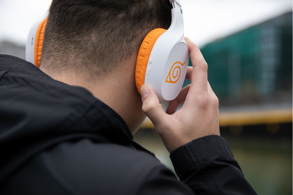 Casque audio supra-auriculaire sans fil - Konix - Naruto Shippuden - Bluetooth 5.3 smartphones et tablettes - Autonomie 30 h