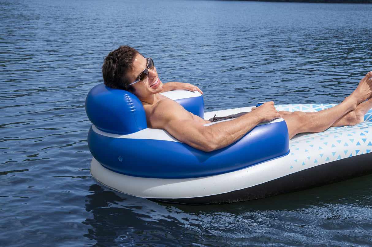 Bouée gonflable - Bestway - matelas Hydroforce  - 1 place - 183 x 97 x 53,5 cm