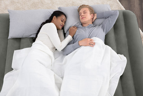 Lit 3 en 1 - BESTWAY - Airbed Tritech™ Connect and Rest™ - Lits jumeaux, lit surélevé, lit king size - 188 x 99 x 25 cm - 150 kg