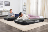 Lit 3 en 1 - BESTWAY - Airbed Tritech™ Connect and Rest™ - Lits jumeaux, lit surélevé, lit king size - 188 x 99 x 25 cm - 150 kg