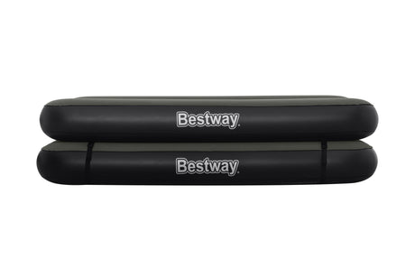 Lit 3 en 1 - BESTWAY - Airbed Tritech™ Connect and Rest™ - Lits jumeaux, lit surélevé, lit king size - 188 x 99 x 25 cm - 150 kg