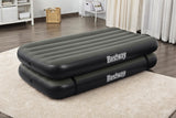 Lit 3 en 1 - BESTWAY - Airbed Tritech™ Connect and Rest™ - Lits jumeaux, lit surélevé, lit king size - 188 x 99 x 25 cm - 150 kg