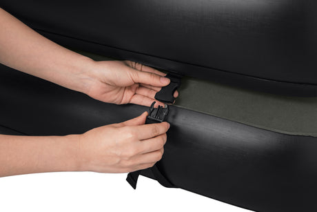 Lit 3 en 1 - BESTWAY - Airbed Tritech™ Connect and Rest™ - Lits jumeaux, lit surélevé, lit king size - 188 x 99 x 25 cm - 150 kg