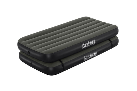 Lit 3 en 1 - BESTWAY - Airbed Tritech™ Connect and Rest™ - Lits jumeaux, lit surélevé, lit king size - 188 x 99 x 25 cm - 150 kg