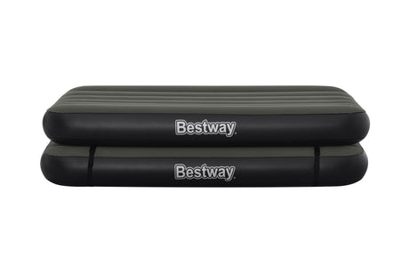 Lit 3 en 1 - BESTWAY - Airbed Tritech™ Connect and Rest™ - Lits jumeaux, lit surélevé, lit king size - 188 x 99 x 25 cm - 150 kg