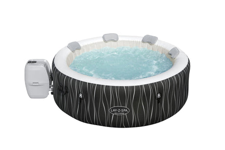 Spa gonflable BESTWAY - Lay-Z-Spa Hollywood - 196 x 66 cm - 4 a 6 places - Rond (Couverture, cartouche, diffuseur, LED...)