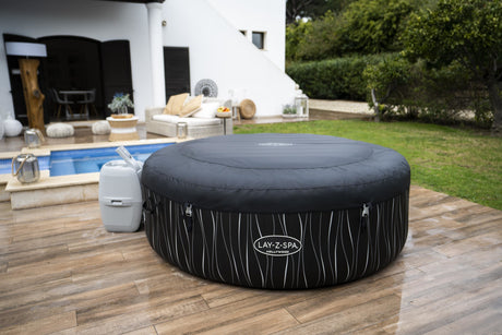 Spa gonflable BESTWAY - Lay-Z-Spa Hollywood - 196 x 66 cm - 4 a 6 places - Rond (Couverture, cartouche, diffuseur, LED...)