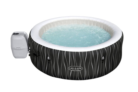 Spa gonflable BESTWAY - Lay-Z-Spa Hollywood - 196 x 66 cm - 4 a 6 places - Rond (Couverture, cartouche, diffuseur, LED...)
