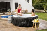 Spa gonflable BESTWAY - Lay-Z-Spa Hollywood - 196 x 66 cm - 4 a 6 places - Rond (Couverture, cartouche, diffuseur, LED...)