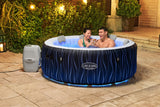 Spa gonflable BESTWAY - Lay-Z-Spa Hollywood - 196 x 66 cm - 4 a 6 places - Rond (Couverture, cartouche, diffuseur, LED...)