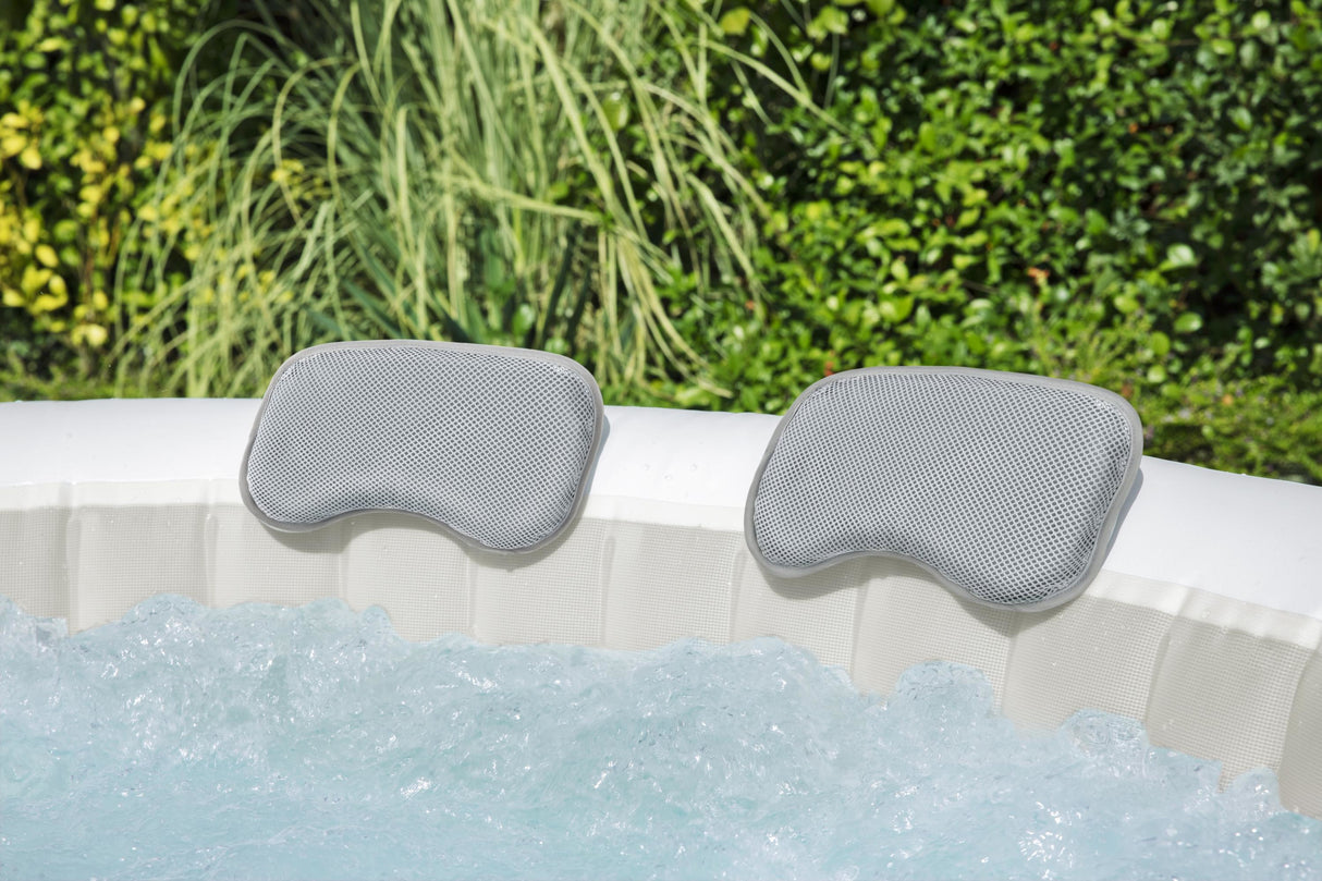Coussins rembourrés pour Lay-Z-Spa - BESTWAY - 23 x 13 x 5 cm - Soutien optimal de la tete et de la nuque