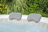 Coussins rembourrés pour Lay-Z-Spa - BESTWAY - 23 x 13 x 5 cm - Soutien optimal de la tete et de la nuque