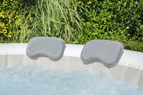 Coussins rembourrés pour Lay-Z-Spa - BESTWAY - 23 x 13 x 5 cm - Soutien optimal de la tete et de la nuque