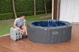 Spa gonflable BESTWAY - Lay-Z-Spa Hollywood - 196 x 66 cm - 4 a 6 places - Rond (Couverture, cartouche, diffuseur, LED...)