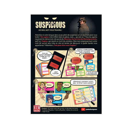 jeu de carte - Suspicious