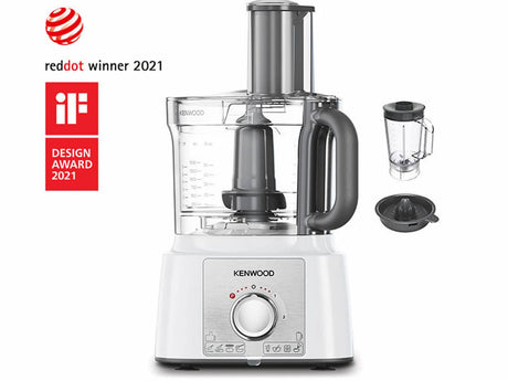 Robot multifonction - KENWOOD - MultiPro Express FDP65.450WH - 1000 W - 3 L - 2 vitesses - Blender 1,5 L - Blanc