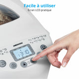 Machine a Pain - MEDION - 50073723 - 550 W - 19 programmes - Hublot - Blanc