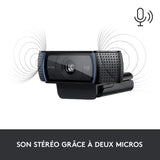Webcam - Full HD 1080p - Logitech - C920 - Microphone intégré