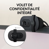 Webcam Logitech Brio 100 Full HD avec confidentialité, Correction automatique de l''éclairage, USB-A - Graphite