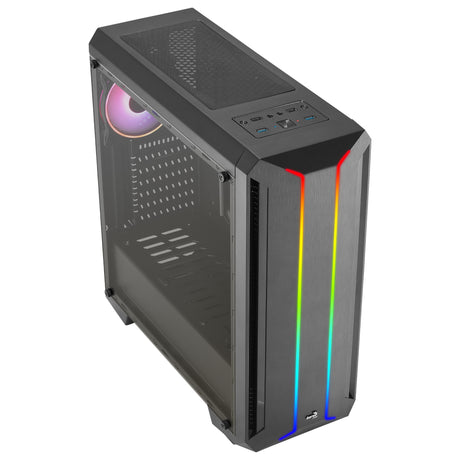 Boitier Moyen Tour ATX AeroCool Skyline v2 RGB avec panneau vitré (Noir)
