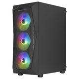 Boitier Moyen Tour ATX AeroCool Falcon-A RGB avec panneau vitré (Noir)
