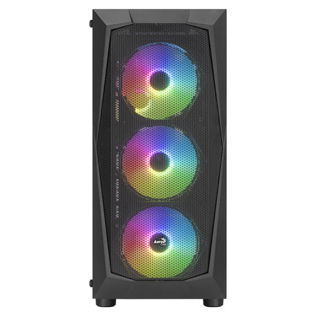 Boitier Moyen Tour ATX AeroCool Falcon-A RGB avec panneau vitré (Noir)