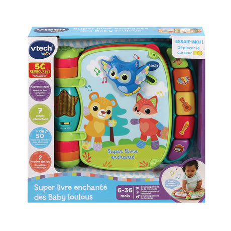 VTECH BABY - Super Livre Enchanté des Baby Loulous - Bleu