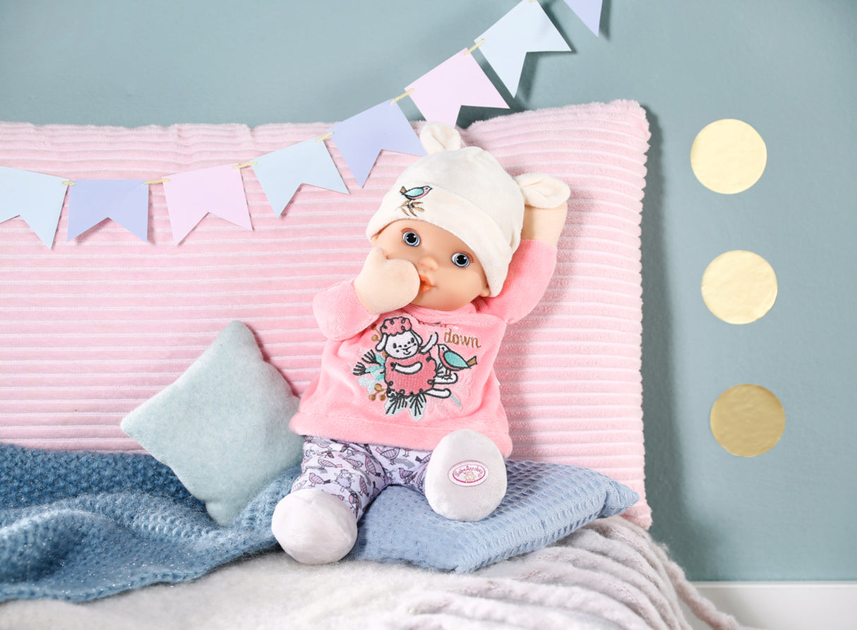 Baby Born - Baby Annabell Sweetie - Poupée chiffon de 30 cm - Hochet intégré - Tout doux - A partir de 0 mois