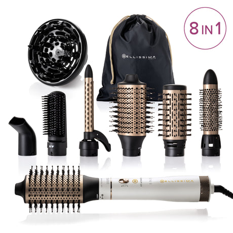 Brosse coiffante Bellissima BROSSE AIR WONDER BLANC OR