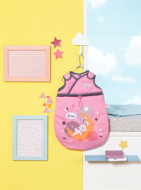 Gigoteuse pour poupon - BABY BORN - Accessoire pour dormir - Pliable - Rose - 38 cm - Des 3 ans