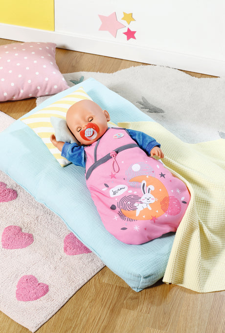 Gigoteuse pour poupon - BABY BORN - Accessoire pour dormir - Pliable - Rose - 38 cm - Des 3 ans
